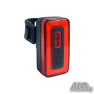 Интелигентна задна LED стоп светлина за велосипед WAG, 20 LED, 2 диода
