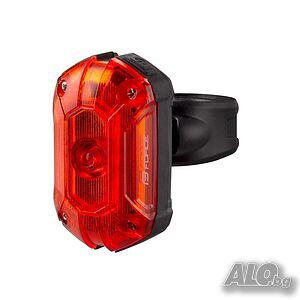 Задна светлина за велосипед FORCE RUBY2 25LM, 1x LED, USB