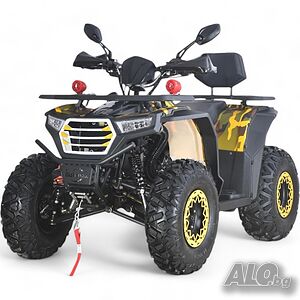 Бензиново ATV 200cc 2024г + 2г ГАРАНЦИЯ | Лебедка, R/N/D Автоматик, Безплатна сглобка и Доставка!