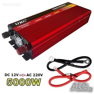 Инвертор 12V-220V, 5000W,4000W,2000W,1000W,500W (UKC)