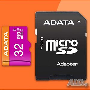 MicroSD карта памет, 32GB, 80MB/s