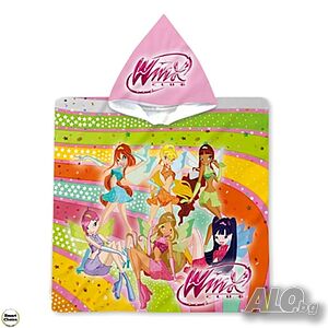 Детско пончо - WinX Club. Модел - DP-0298