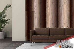 Декоративен стенен панел - MDF - Атлантически бор - 24 x 280 см