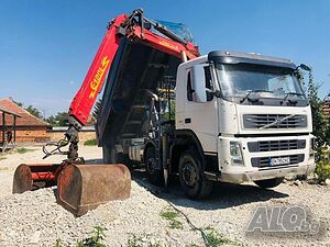 Volvo FM 360 Самосвал с кран