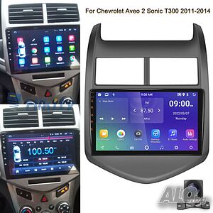 Мултимедия, Двоен дин, за Chevrolet AVEO, екран, Навигация, плеър, дисплей, Android, Шевролет Авео