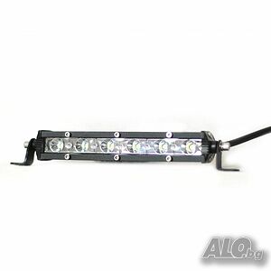 18,5 См Мощен LED бар Flexzon с насочена Spot светлина 18W 6 LED 12V 24V АТВ, Джип, 4х4, Offroad,