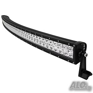 107 См Извит Мощен Led Бар 240w 80 Led 12v 24v Атв, Джип, 4х4, Offroad, Камион