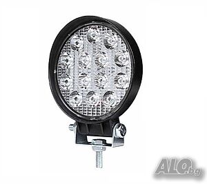 42W Кръгъл Мини Led Диоден Фар Прожектор Дневни Светлини 12V 24V Слим Slim