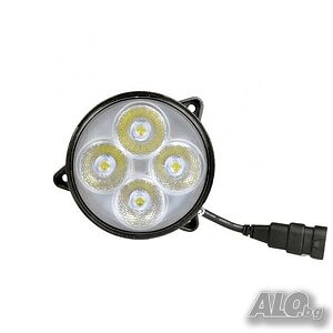 ЛЕД Диоден Халоген LED Фар - 3400lm 8,4cm 40W PRO - ОЕМ Case IH, Challenger, RoGator, John Deere, Ne..