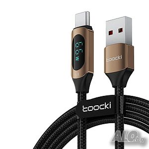 USB кабел за бързо зареждане 66W с индикатор за измерване на мощността