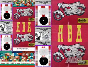 ЯВА Мотоциклети техническа документация на диск CD - Български език