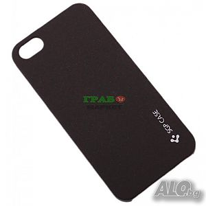 Калъф за телефон iPHONE 5 - SGP Case - черен, бял