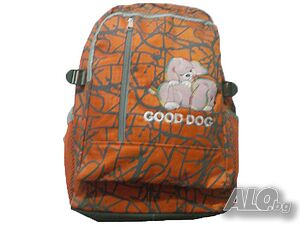 Ученическа раница в оранжево GOOD DOG 172649