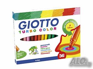 Флумастери Giotto Turbo Color 36 цвята 171323