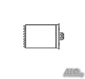 Радиатор парно SAAB,OPEL № hk9021