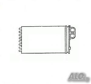 Радиатор парно PEUGEOT № hk9011