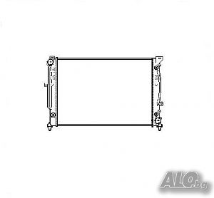Воден радиатор AUDI,VOLKSWAGEN № hk1215