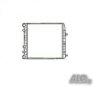 Воден радиатор SEAT, SKODA, VOLKSWAGEN № hk1173