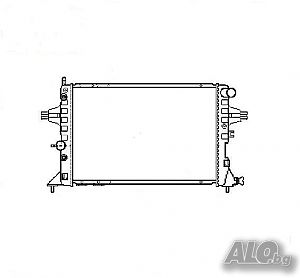Воден радиатор ASTRA G,ZAFIRA A №HK1016