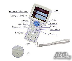 RFID Duplicator дупликатор за копиране на чипове 13,56MHz,125KHz, 250KHz...