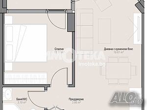 2-стаен, София, Оборище, 65.18 кв.м., 176600 €