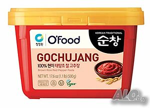 O’Food Gochujang / О Фуудс Гочуджанг Паста от кафяв ориз и червен пипер 500гр; Средно люто;