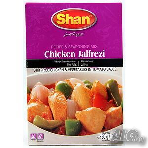 Shan Chicken Jalfrezi Mix / Шан Подправки за пилешко със зеленчуци и доматен сос 50гр