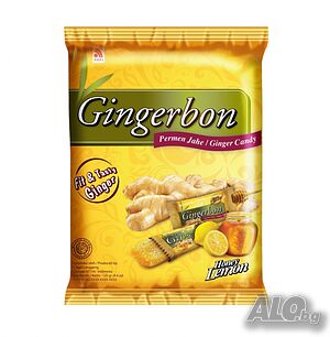 Agel Gingerbon with Honey Lemon / Агел Джинджербон 125гр Бонбони с джинджифил, мед и лимон;