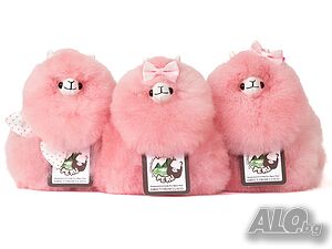 Усмихната алпака - мини, 15 см, Cotton Candy