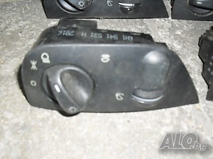 Ключ светлини фарове 6N1941531 VW за Поло Сеат Кордоба Polo Seat ibiza