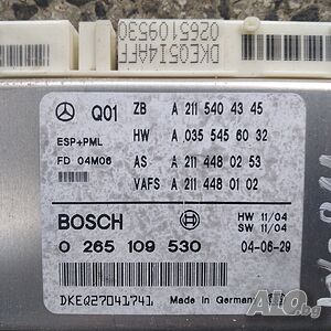 Блок управление ABS ESP модул за Mercedes W211 A2115404445 Bosch 0265109531