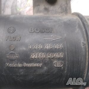 Дебитомер за Nissan Almera II, Primera, 1.5, 1.8, 1998-2006г., 0 280 218 094, 22680 5U400