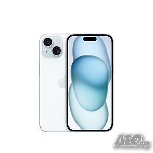 НОВ! 256гб! iPhone 15 *Лизинг от 64лв/м / Blue ГАРАНЦИЯ 100% изплащане