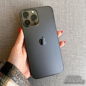 КАТО НОВ❗️100% Батерия❗️ iPhone 13 Pro Max ❗️лизинг от 56лв/м/ Graphite / 128гб black черен