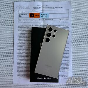 НОВ❗️ 36М ГАР❗️ SAMSUNG S24 ULTRA ❗️Лизинг от 76лв/м❗️ Titanium Grey❗️ 12/256