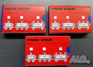 Високочестотни сплитери Paco Star PSS-2101, 3101, 4101