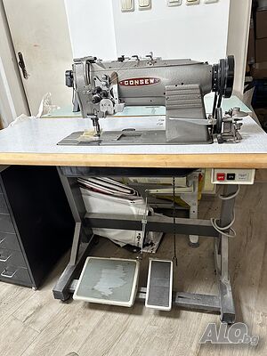 Двуиглова шевна машина Consew Model 327RB-2 Made in Japan 🇯🇵