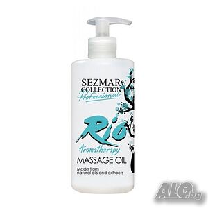 Професионално масажно масло за тяло Sezmar Professional, 500 ml - RIO, аромотерапевтично