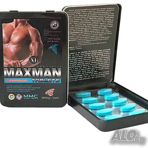 Maxman Blue Таблетки - за силна Ерекцията и повече сперма