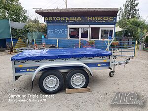 Туристическо ремарке VESTA LIGHT 23DA с плосък брезент