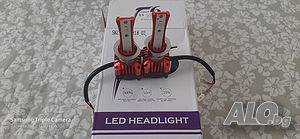 Лед Крушки H7 H1 H4 HB3 HB4 ZES 1860 chip led крушки