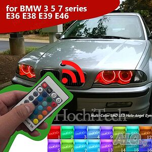 BMW E36, E38, E39 и E46 ангелски очи 5050 RGB Halo Rings - Стилен и Модерен Апгрейд