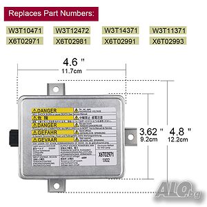 Ксенон Баласт Модул за Контрол на Осветлението Honda, Mazda, Mitsubishi и Suzuki X6T02971