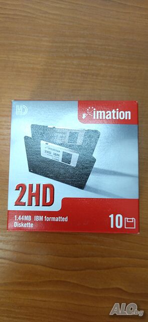 Дискети за флопи 1,44 MB IBM 2HD.Imation и Emtec, нови