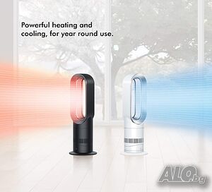 Dyson Hot+Cool™ вентилаторен нагревател AM09 (бял/сиво)