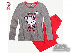 Нова цена! Детска пижама Hello Kitty за 4 г. - М2-3