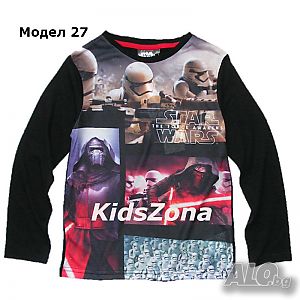 Нова цена! Детска блуза Star Wars за 4, 6, 8 и 10 г. - М27-28