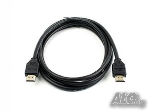 Kабел HDMI A to HDMI A 1.8 метра. A+ High-Speed HDMI 1.4V, plug-plug, Ethernet