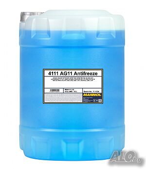 Антифриз концентрат MANNOL Antifreeze AG11 Longterm (-76C) 10л