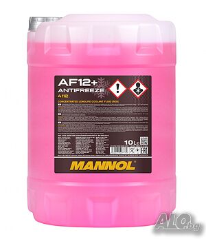 Антифриз концентрат MANNOL Antifreeze AF12+ Longlife (-76C) 10л